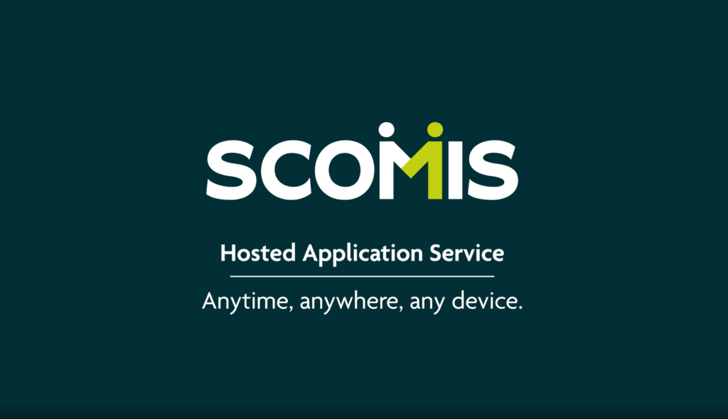 Scomis Hosted Application Service Animation title slide